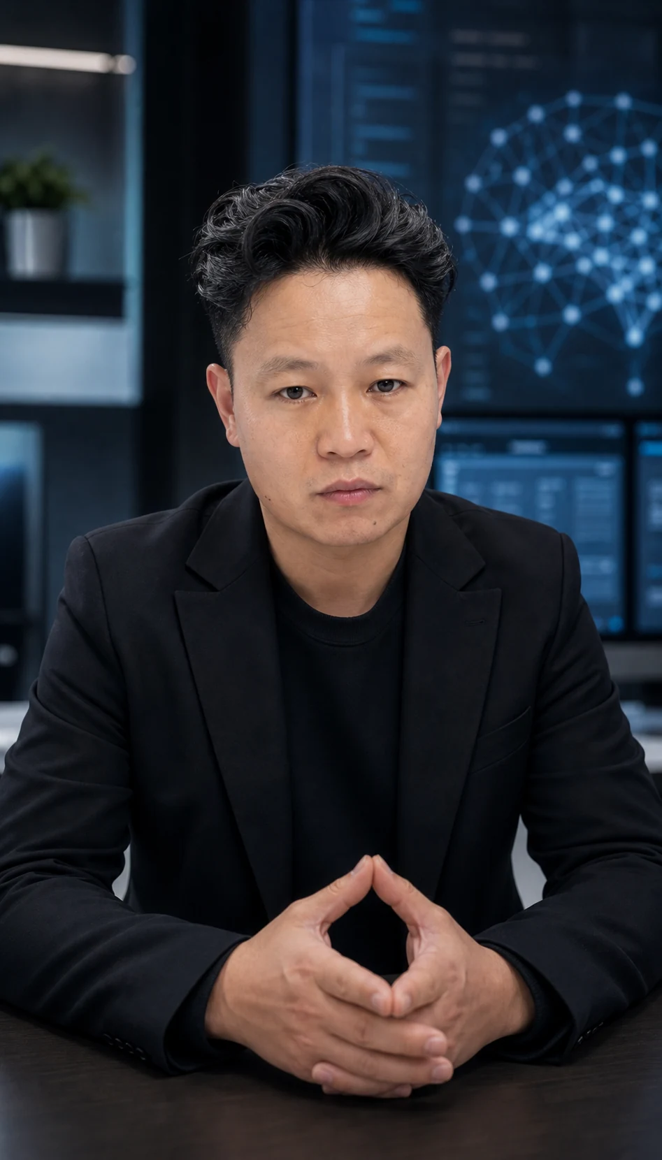 红中传媒主理人在 AI 视频工作室中的个人形象